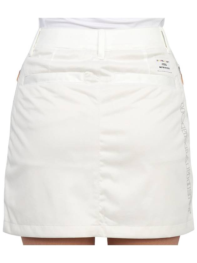 Icon Zip Skirt White - HORN GARMENT - BALAAN 8