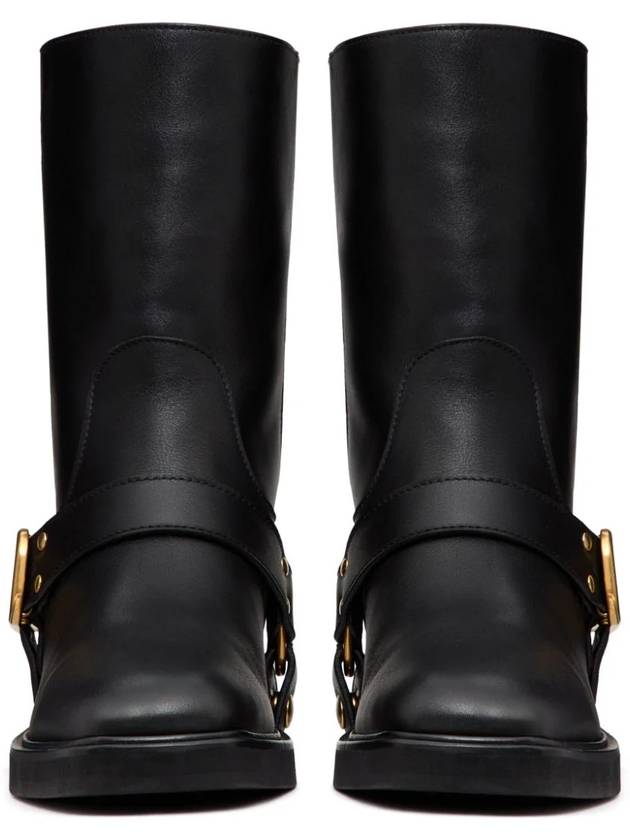 Valentino Garavani Boots Black - VALENTINO - BALAAN 4