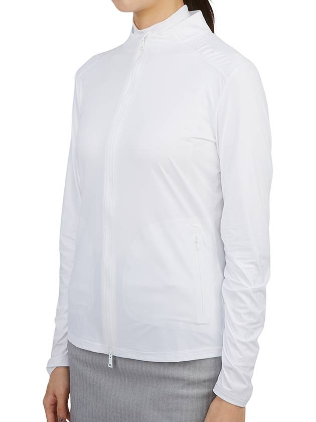 Women's Golf Featherweight Full Zip-Up Jacket White - G/FORE - BALAAN 4