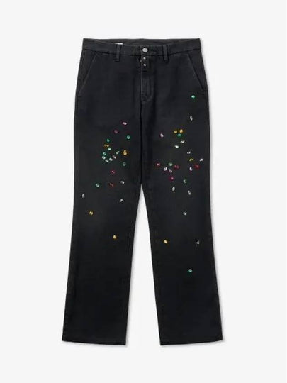 Beaded Denim Jeans Black - MAISON MARGIELA - BALAAN 2