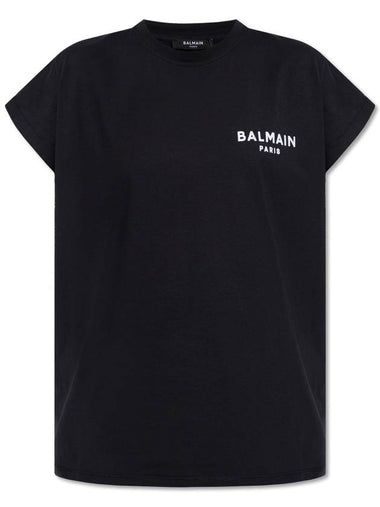 Balmain T-shirt With Logo, Women's, Black - BALMAIN - BALAAN 1