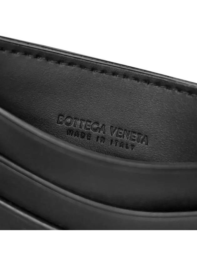 Men's Intrecciato Card Wallet Black - BOTTEGA VENETA - BALAAN 5