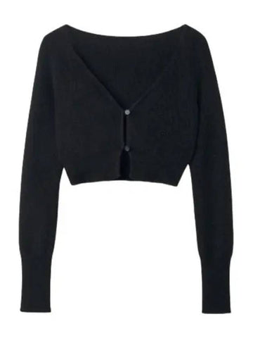 Jacquemus Le Alge cardigan black - JACQUEMUS - BALAAN 1