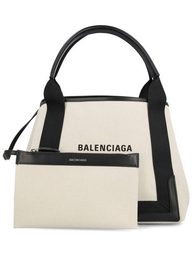 Cabas Logo Canvas Small Tote Bag Black - BALENCIAGA - BALAAN 2