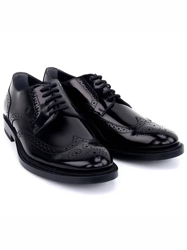 lace-up brogue shoes black - TOD'S - BALAAN 3