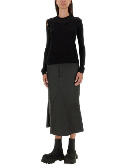 Rick Owens Denim Skirt - RICK OWENS - BALAAN 2