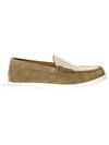 Granville Loafer Brown Beige Oblique Jacquard Suede - DIOR - BALAAN 2