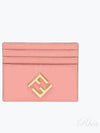 FF Diamond Card Wallet Pink - FENDI - BALAAN 2