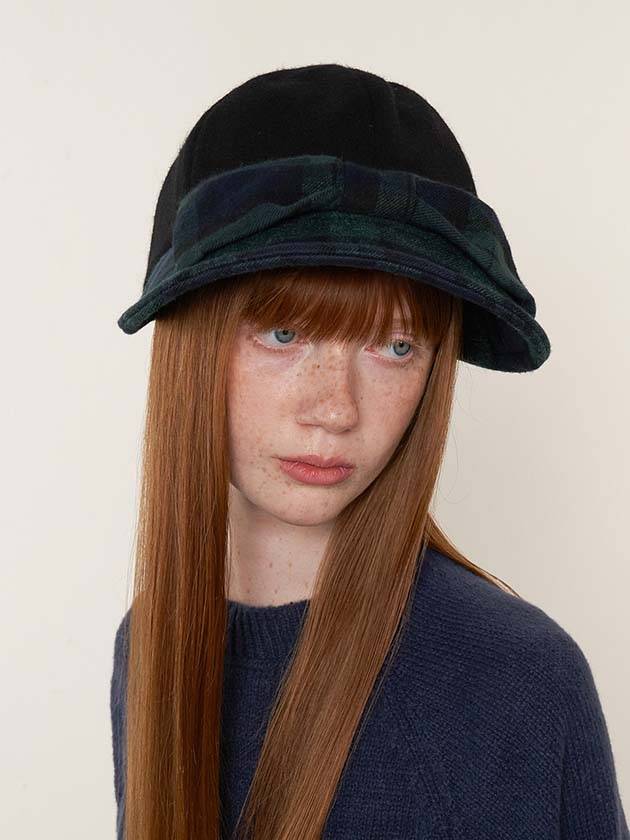 Bunny Casquette Tartan Green - BROWN HAT - BALAAN 1