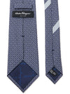 Gancini Print Silk Tie Bluemarine - SALVATORE FERRAGAMO - BALAAN 6