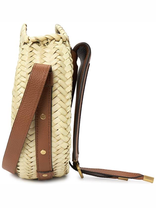 Marcie Raffia Leather Cross Bag Tan - CHLOE - BALAAN 4