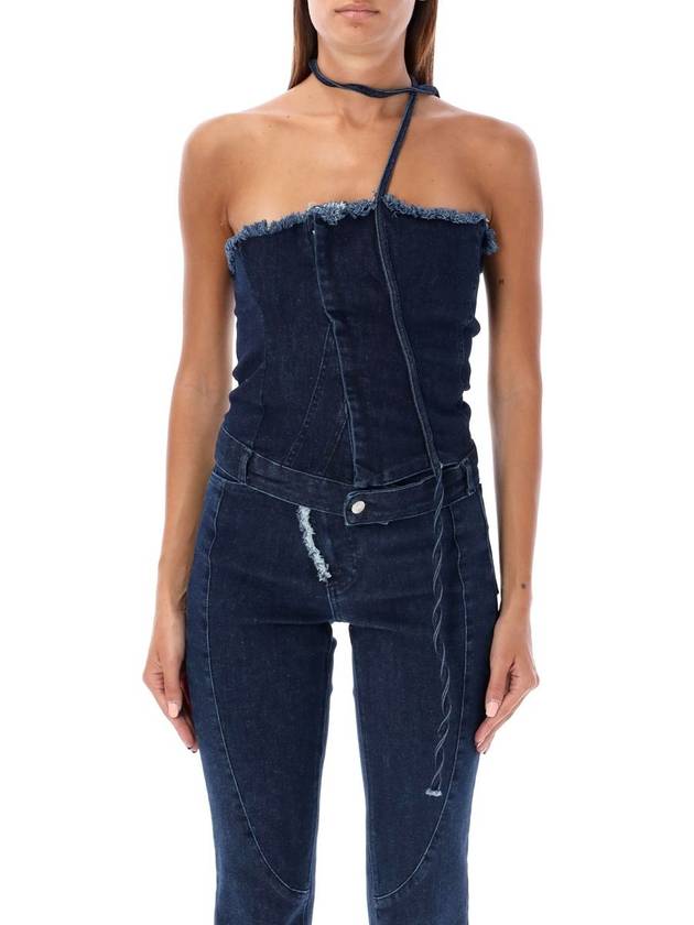 Ottolinger Denim Tube Top - OTTOLINGER - BALAAN 1