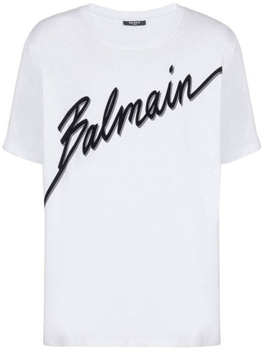 Balmain T-Shirt With Print - BALMAIN - BALAAN 1