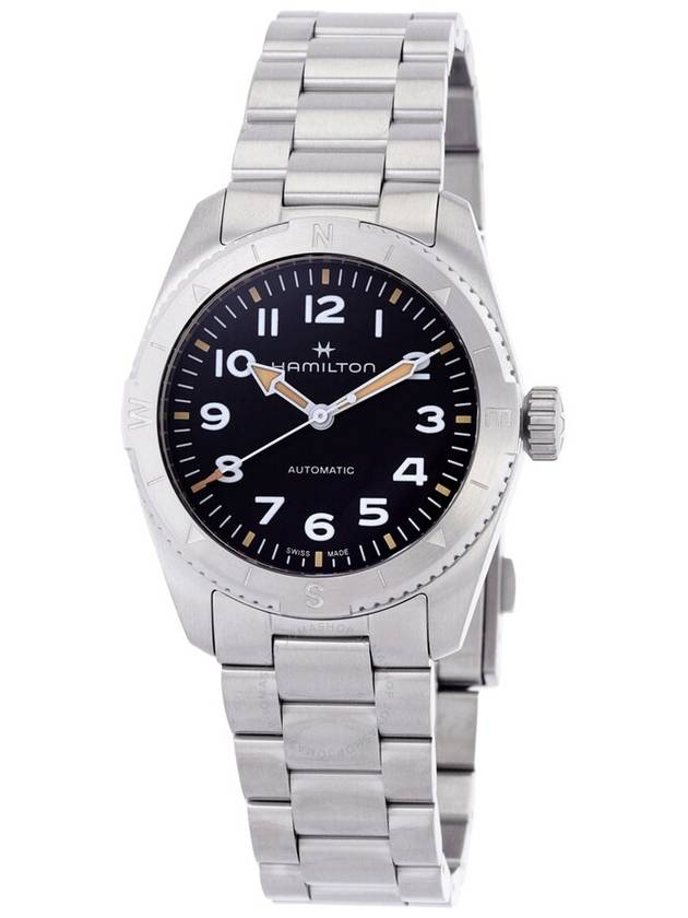 Khaki Field Expedition Auto 37mm Metal Watch Silver Black - HAMILTON - BALAAN 2