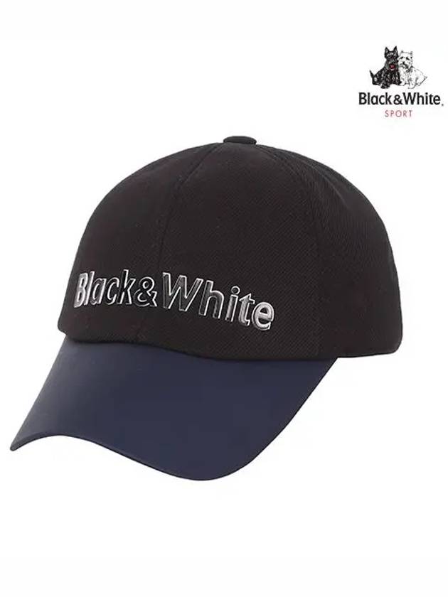 Fleece Ball Cap 8402GXACBLACK - BLACK&WHITE - BALAAN 1