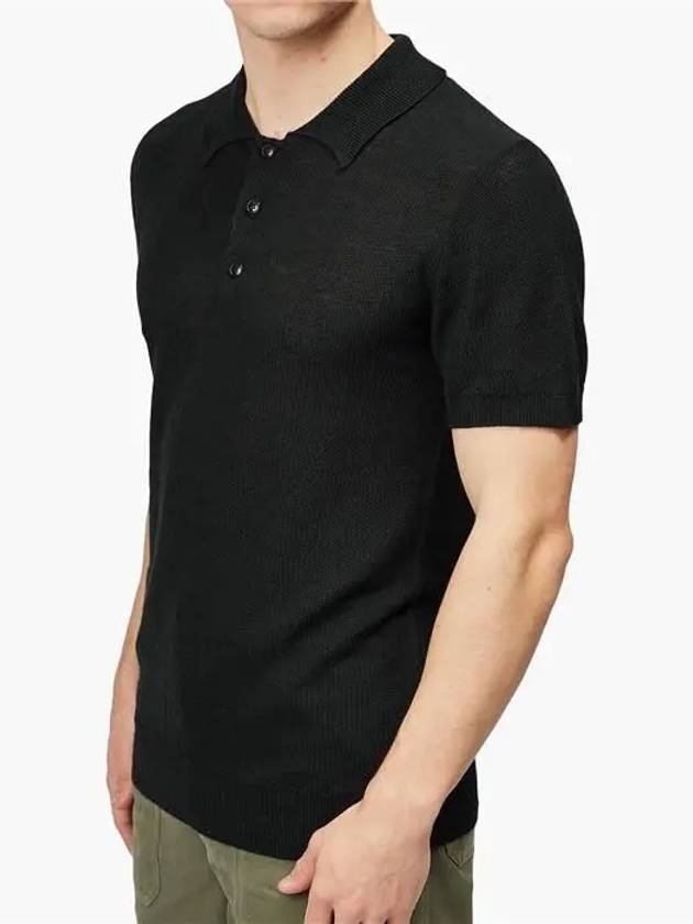 Men's Fred Polo Short Sleeve Polo Shirt Black - A.P.C. - BALAAN.