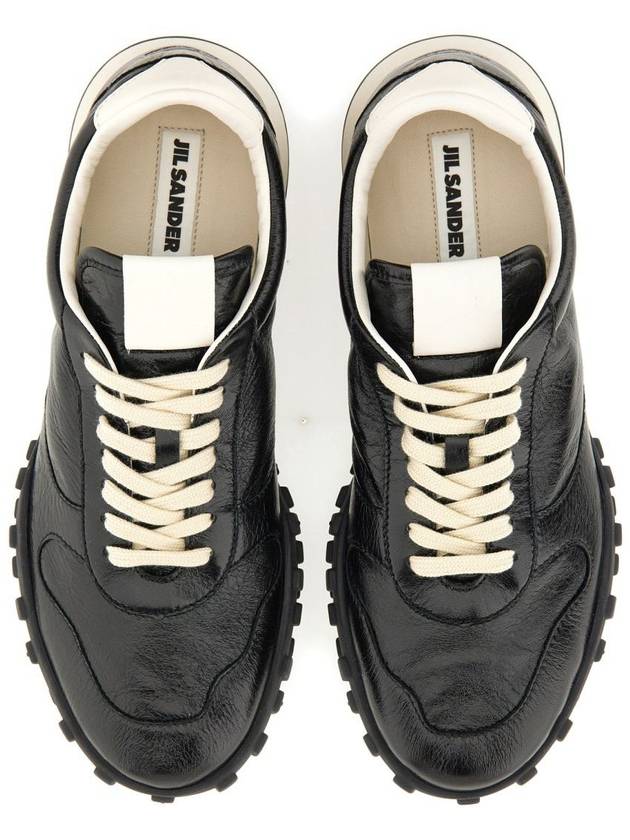 Jil Sander Low Leather Sneaker - JIL SANDER - BALAAN 6