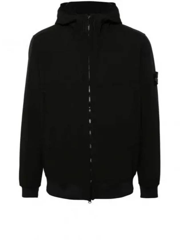 Technology Recycled Polyester Hooded Jacket Black - STONE ISLAND - BALAAN 2