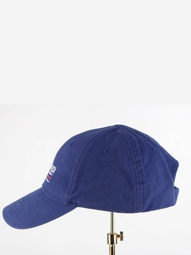 Wave logo ball cap blue L - BALENCIAGA - BALAAN 3