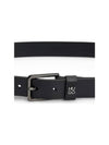 Gael Metal Buckle Leather Belt Black - HUGO BOSS - BALAAN 4