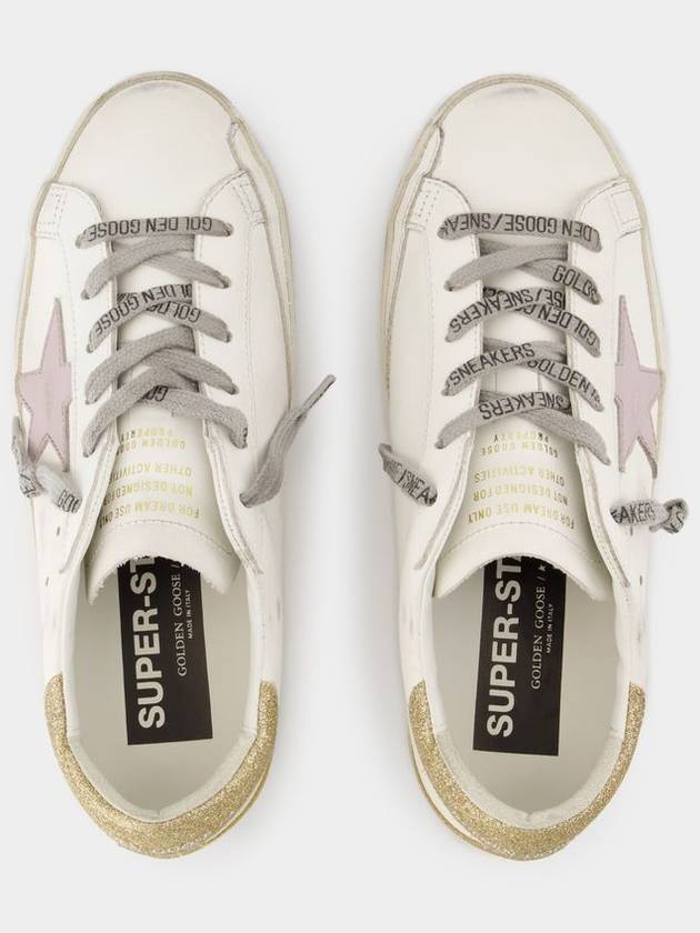 Super Star Sneakers - Golden Goose Deluxe Brand - Leather - White - GOLDEN GOOSE - BALAAN 4