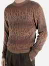 Logo Crew Neck Knit Top Brown - VIVIENNE WESTWOOD - BALAAN 3