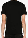 Organic Cotton Short Sleeve T-Shirt Black - STONE ISLAND - BALAAN 4