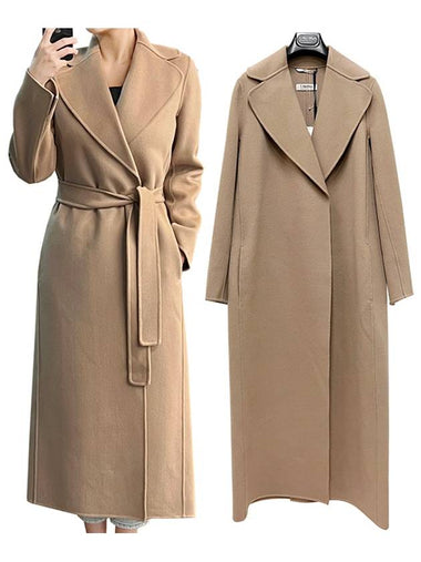 S Max Mara POLDO wool coat beige SABBIA 007 - S MAX MARA - BALAAN 1