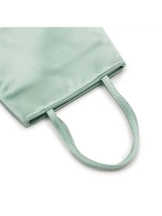 Little Silk Tote Bag Light Green - HAI - BALAAN 4