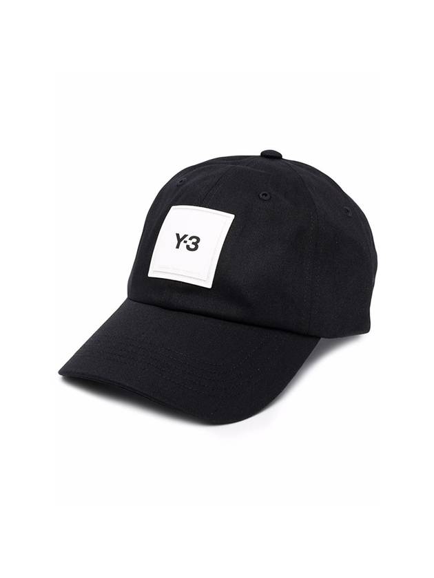 Square Logo Patch Ball Cap Black - Y-3 - BALAAN 3