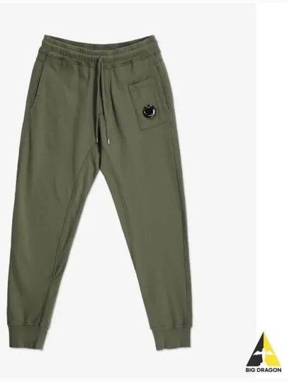 Light Fleece Track Pants Green - CP COMPANY - BALAAN 2