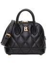 Ville Quilted Leather Top Handle Cross Bag Black - BALENCIAGA - BALAAN 1