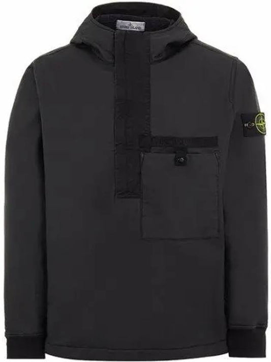 Waffen Patch Felpa Diagonal Gomata Anorak Black - STONE ISLAND - BALAAN 2