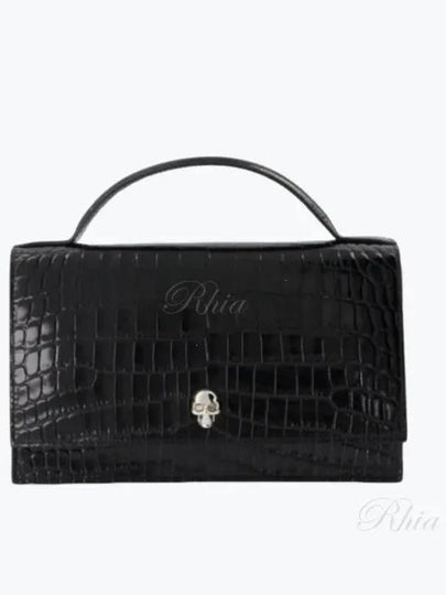 Skull Midi Shoulder Bag Black - ALEXANDER MCQUEEN - BALAAN 2