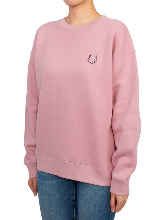 Bold Fox Head Patch Comfort Sweatshirt Pink - MAISON KITSUNE - BALAAN 3