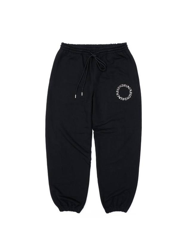 BBD Ancient Metal Circle Logo Sweatpants Black - BLACKBLOND - BALAAN 1