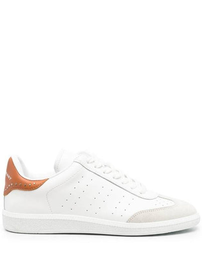 Bryce Low Top Sneakers White Brown - ISABEL MARANT - BALAAN 2