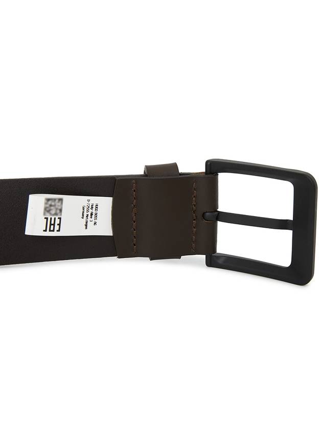 Buckle Leather Belt Brown - HUGO BOSS - BALAAN 5