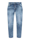 Cool Girl Crop Jeans Blue - DSQUARED2 - BALAAN 2