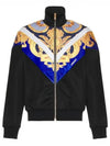 Men's Barocco Print Track Jacket Black - VERSACE - BALAAN 2