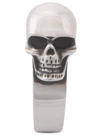 The Side Skull Logo Ring - ALEXANDER MCQUEEN - BALAAN 2