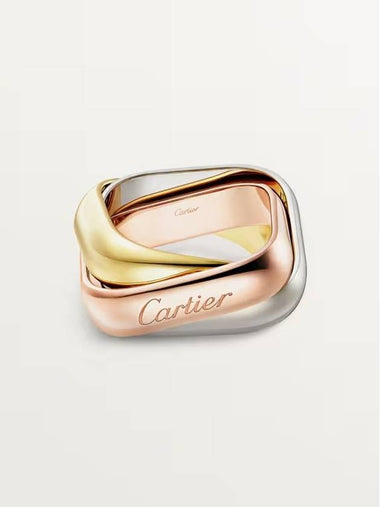 Trinity cushion ring large model B4239900 - CARTIER - BALAAN 1