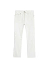 Pantalon Cropped Slim Fit Jeans White - AMI - BALAAN 2