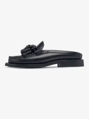 Tassel Mule Loafer Black WFP22CAIR001 - HEREU - BALAAN 1