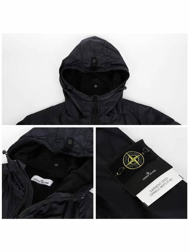 Garment Dyed Crinkle Reps R-Nylon Jacket Navy - STONE ISLAND - BALAAN 6