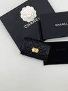 Boy  Flap Card Holder Grained Calfskin Gold Black - CHANEL - BALAAN 2