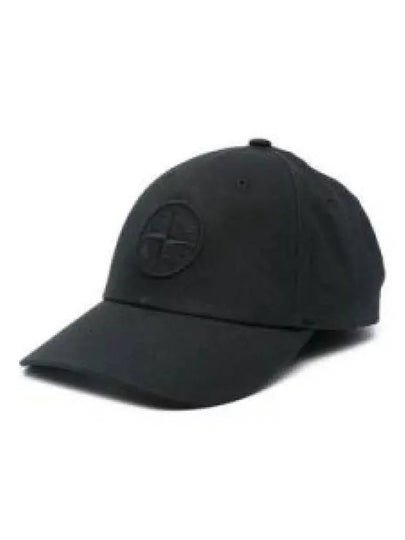 99661 Cotton Rep 6 Panel Ball Cap Black - STONE ISLAND - BALAAN 2