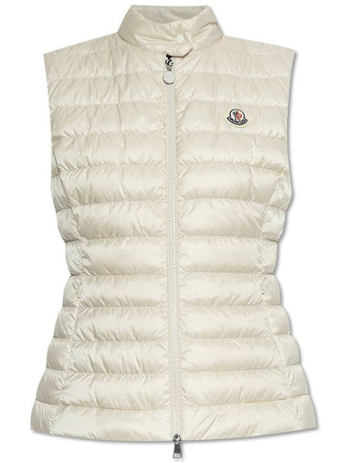 Moncler Down Vest Igens, Women's, Cream - MONCLER - BALAAN 1