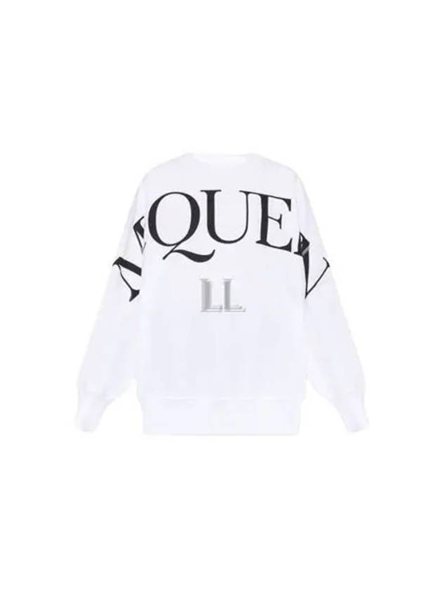 Logo Sweatshirt White - ALEXANDER MCQUEEN - BALAAN 2