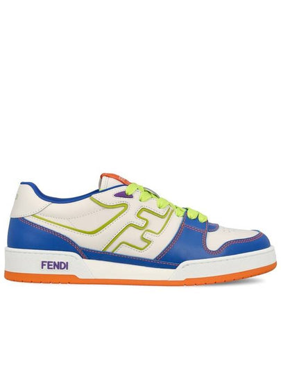 Match Low Top Sneakers Blue - FENDI - BALAAN 2